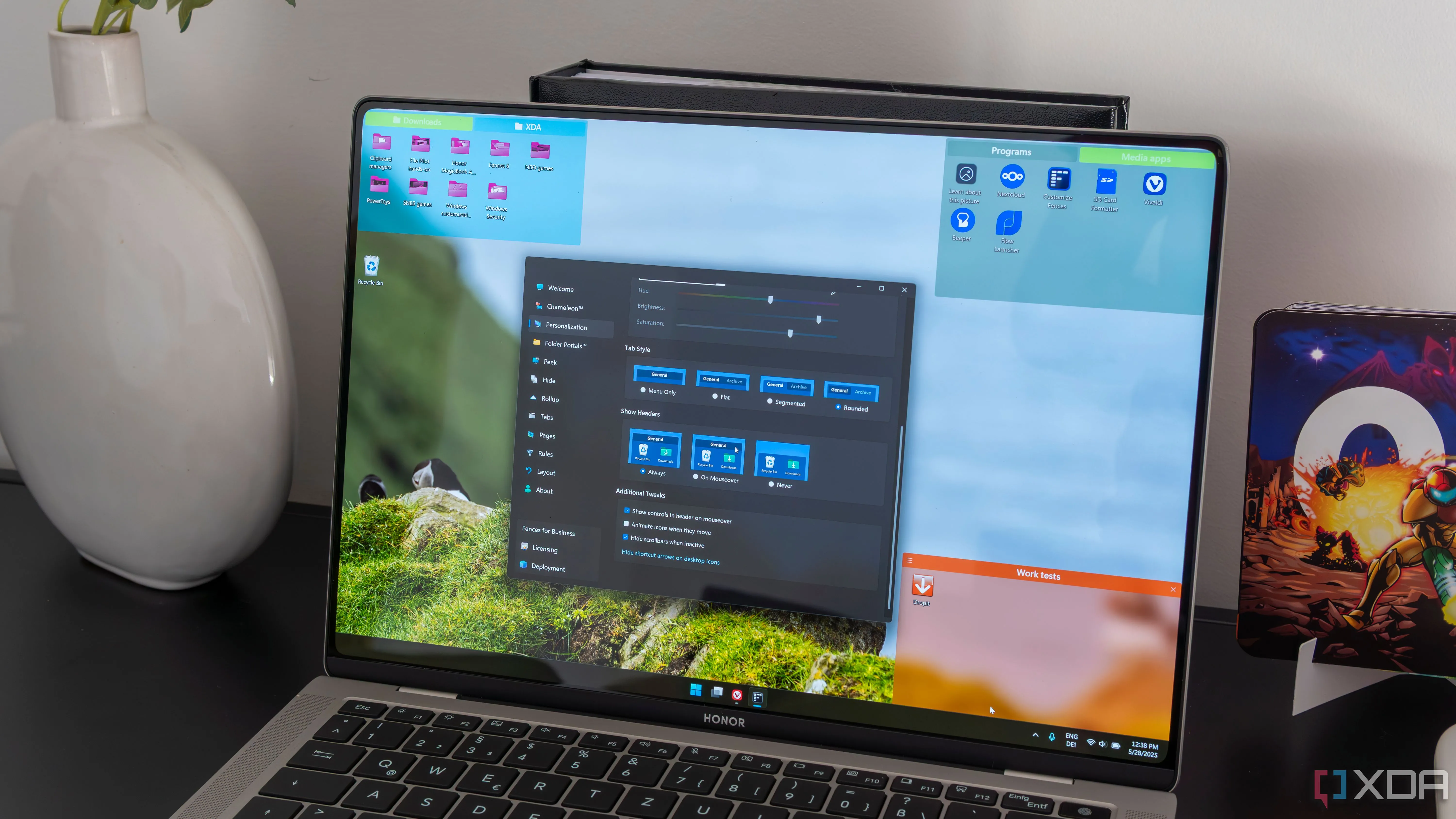 Ảnh minh họa giao diện Windows 11 trên laptop