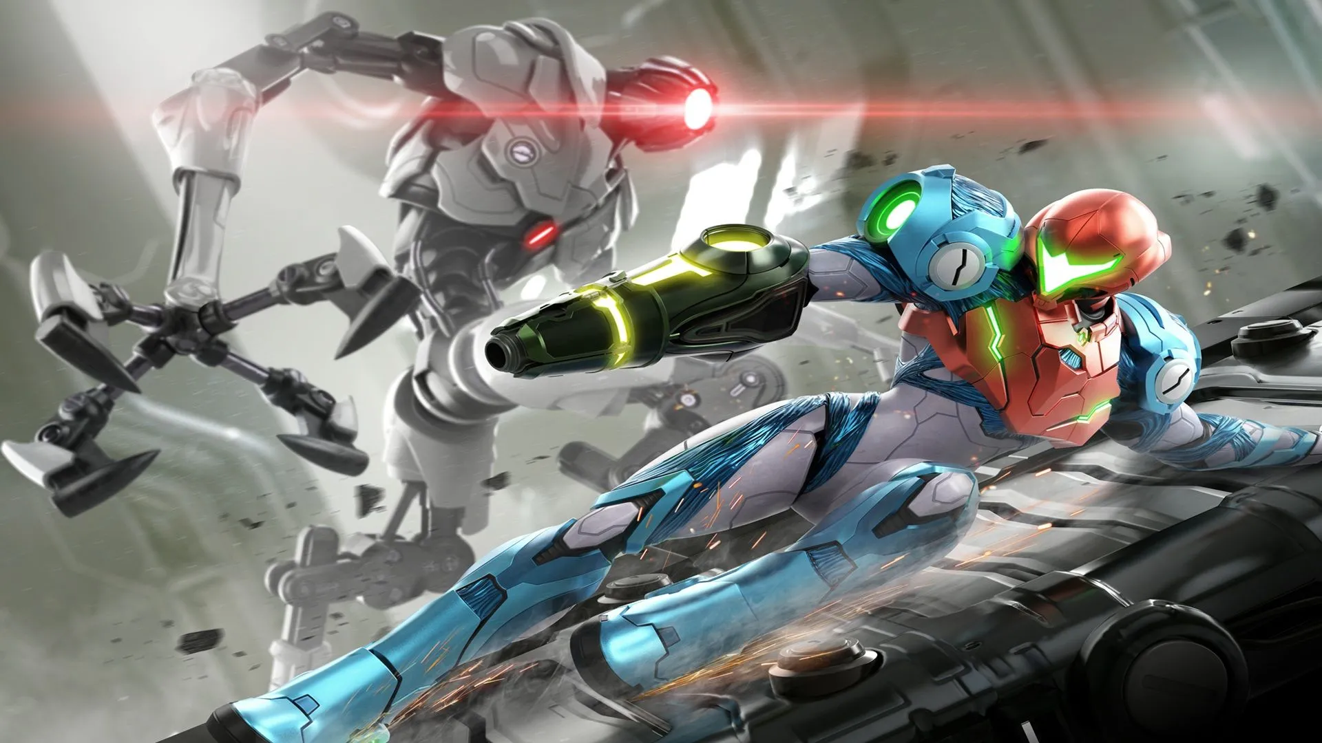 Artwork quảng cáo game Metroid Dread trên Nintendo Switch