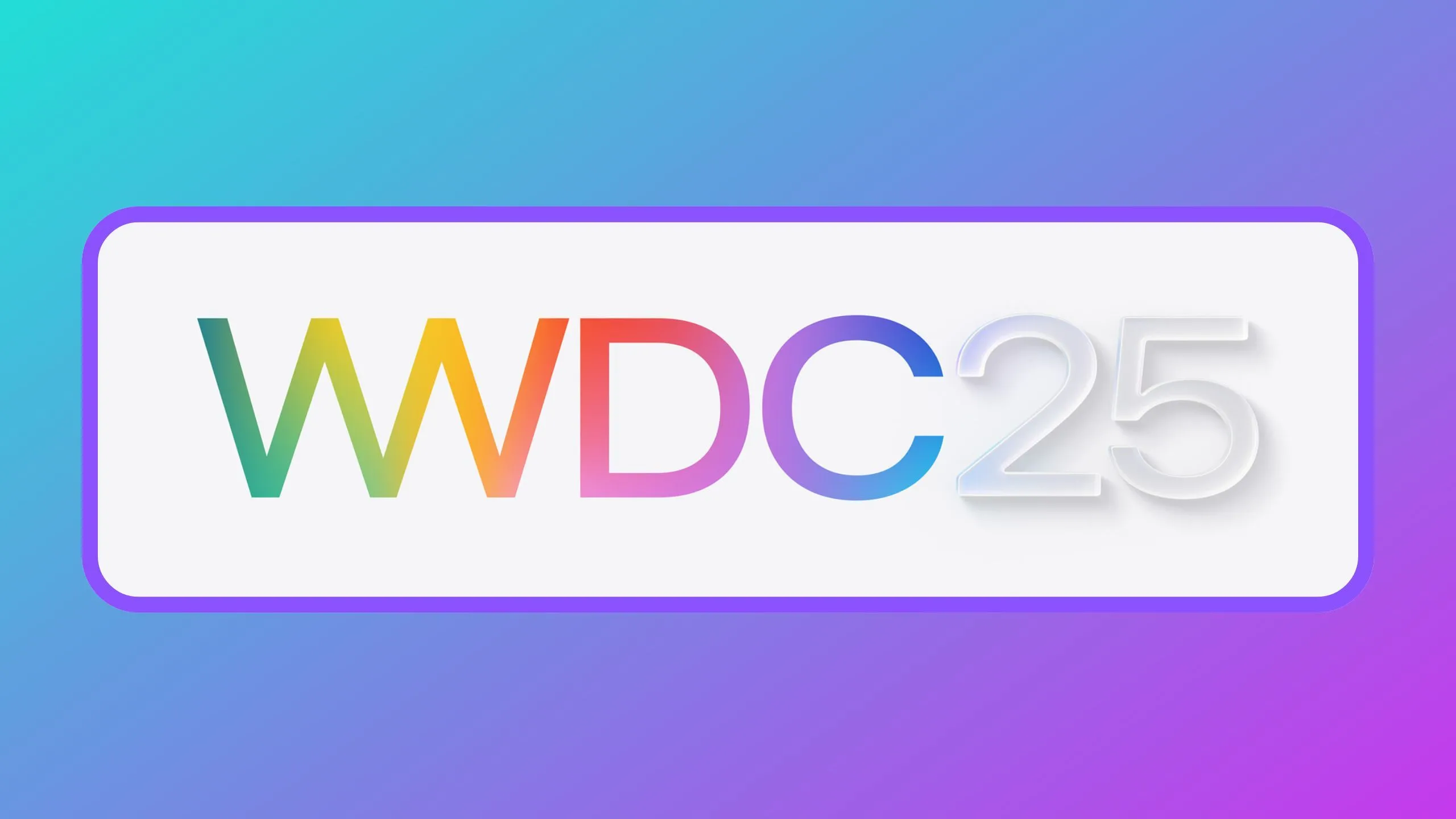 Banner sự kiện WWDC 2025 của Apple