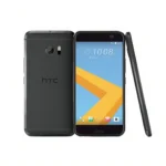 Điện thoại HTC 10 màu xám nhìn từ góc cạnh, nổi bật thiết kế kim loại