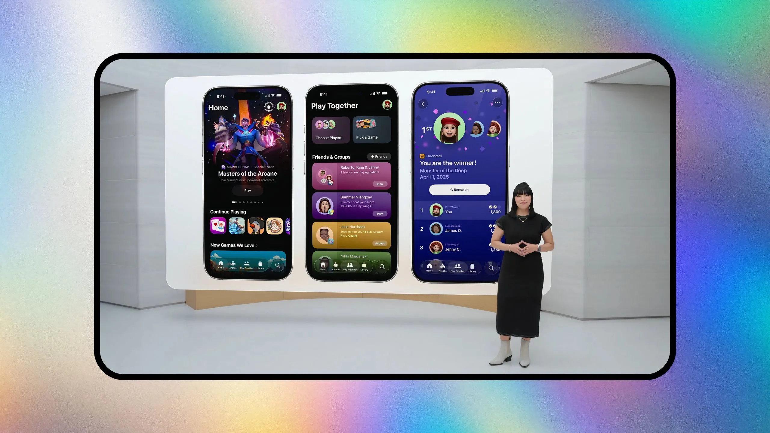 Giao diện ứng dụng Games mới ra mắt tại WWDC 2025