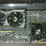 Hình ảnh hai card đồ họa GTX 1660 Ti và GTX 1050 Ti - minh họa xu hướng GPU low-profile đang mai một