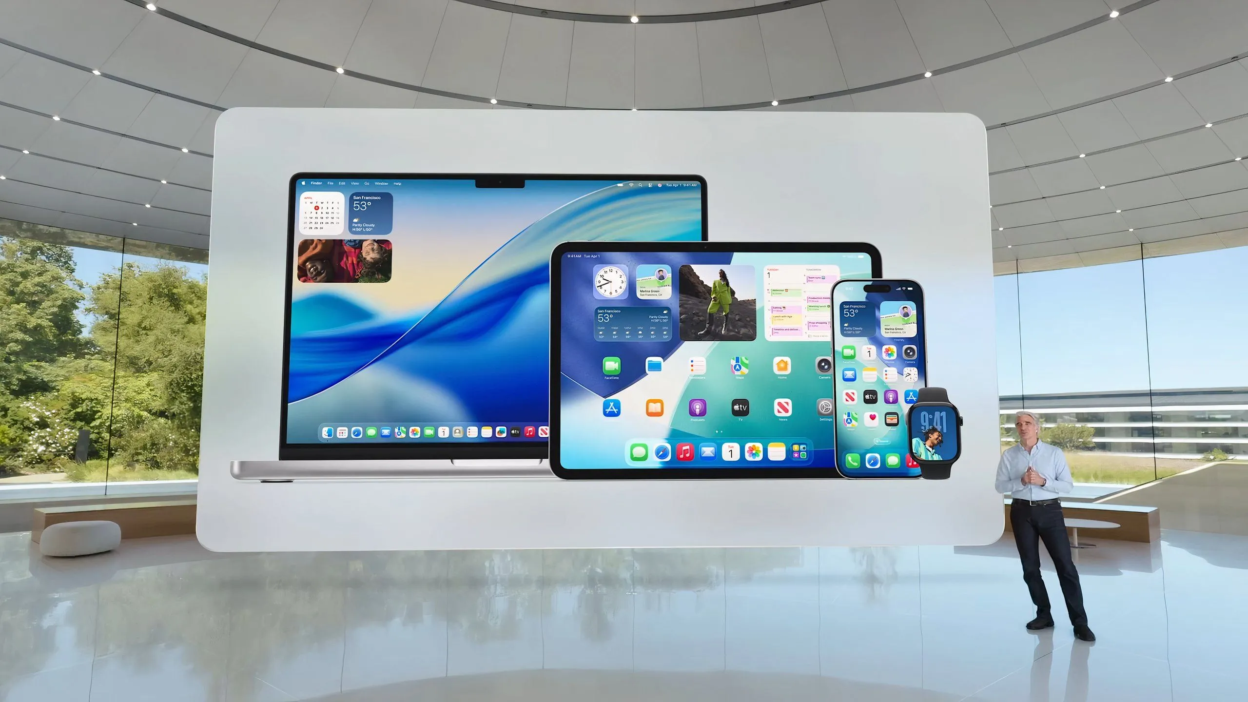 Hình ảnh sự kiện Apple WWDC 2025 giới thiệu iOS 26