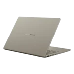 Laptop Asus Zenbook A14 màu vàng be, màn hình OLED hiển thị sáng rõ