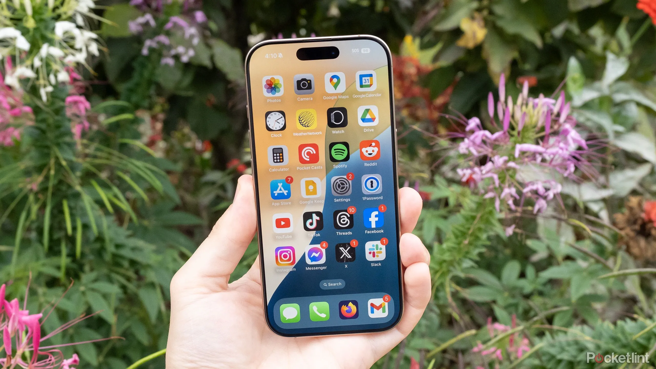 Màn hình iPhone thể hiện công nghệ ProMotion