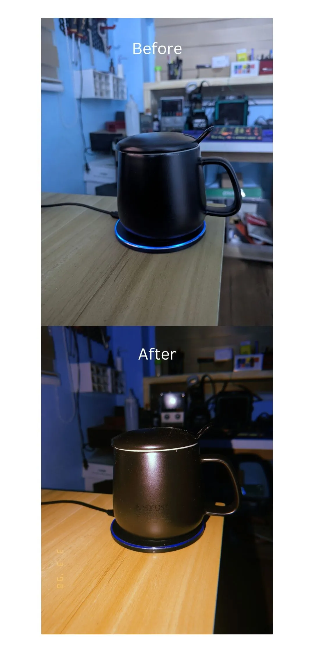 Ảnh gốc và ảnh đã chỉnh sửa theo phong cách cổ điển bằng Huji Cam.