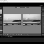 Ảnh so sánh trước và sau khi áp dụng filter trong Lightroom, minh họa sự thay đổi của hình ảnh.