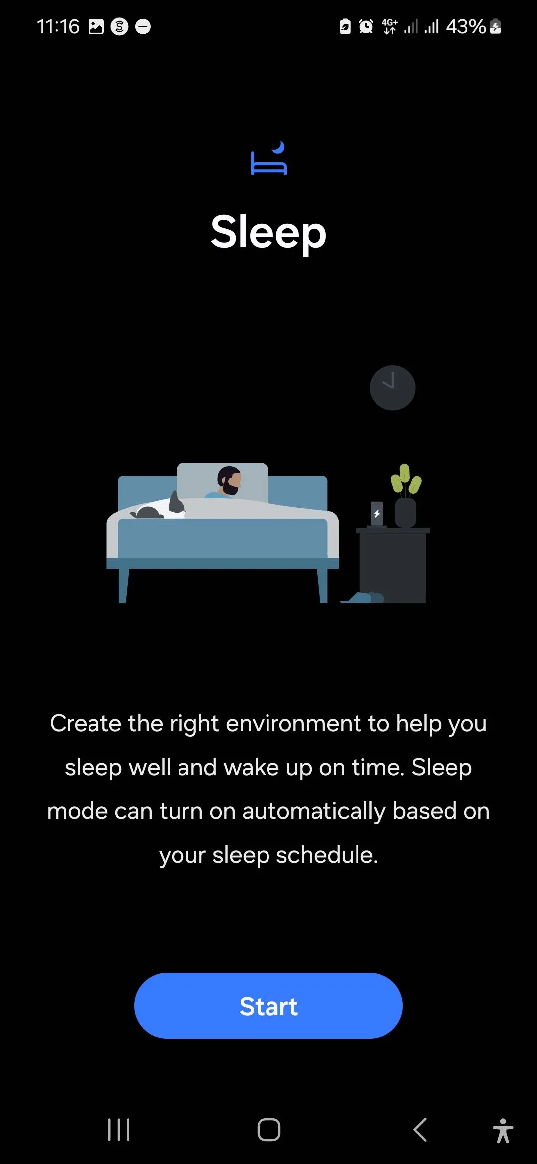 Cài đặt chi tiết Chế độ Ngủ (Sleep Mode) trong ứng dụng Samsung Modes and Routines