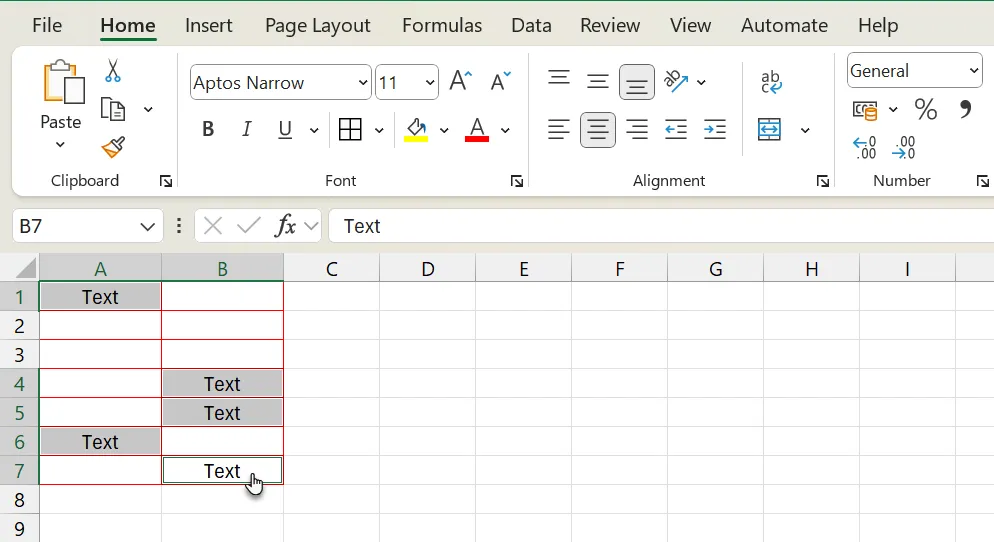 Nhập dữ liệu nhiều ô trong Microsoft Excel