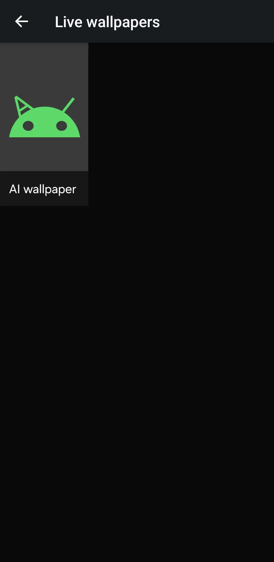 Tính năng hình nền AI trong ứng dụng Google Wallpapers trên điện thoại Android