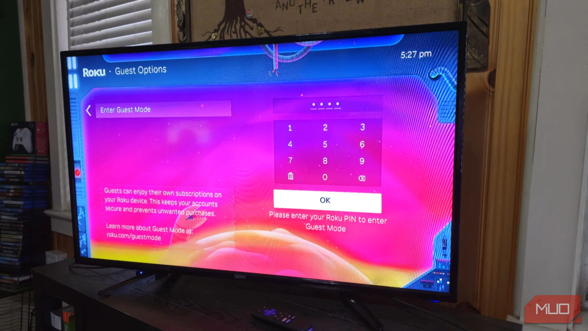 Bật Chế độ khách trên thiết bị streaming Roku Express 4K