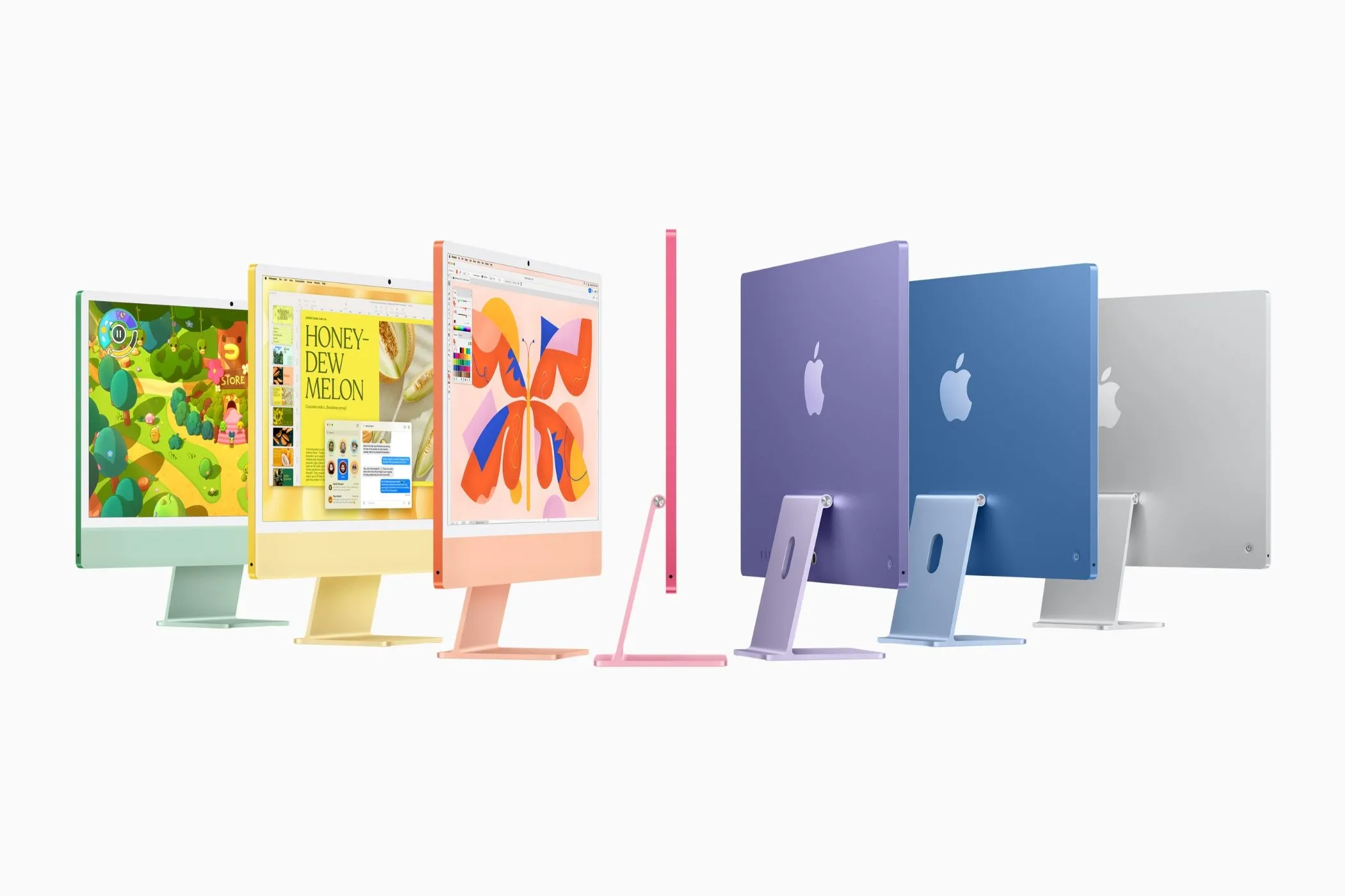 Các mẫu iMac với nhiều tùy chọn màu sắc rực rỡ ra mắt năm 2024