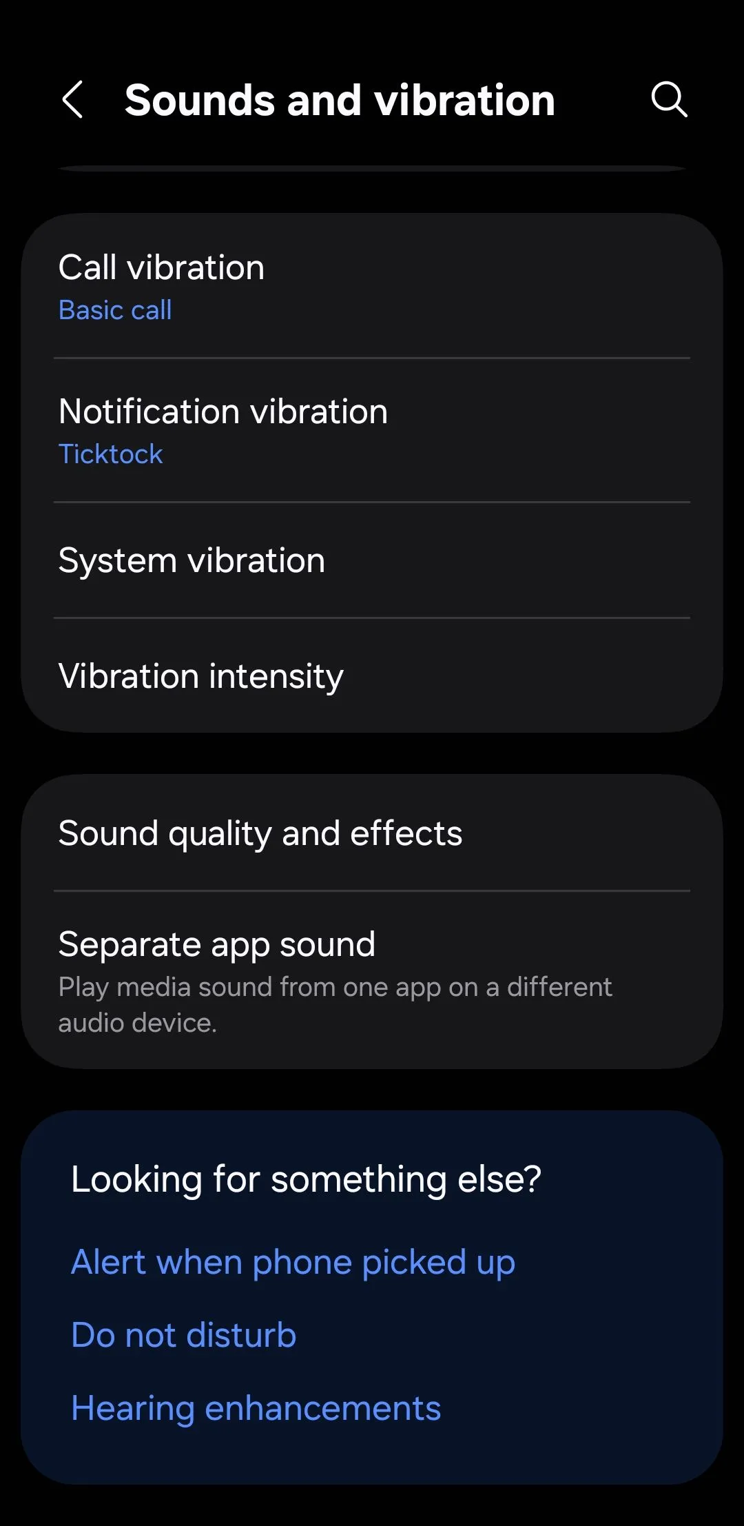 Cài đặt âm thanh và hiệu ứng trên Samsung One UI 7