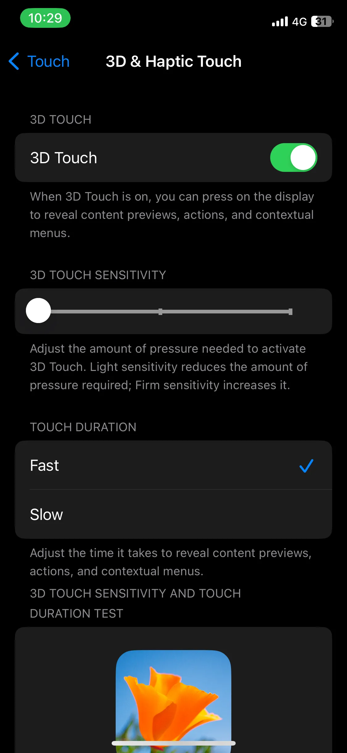 Cài đặt Cảm ứng Haptic trên iPhone giúp điều chỉnh tốc độ phản hồi