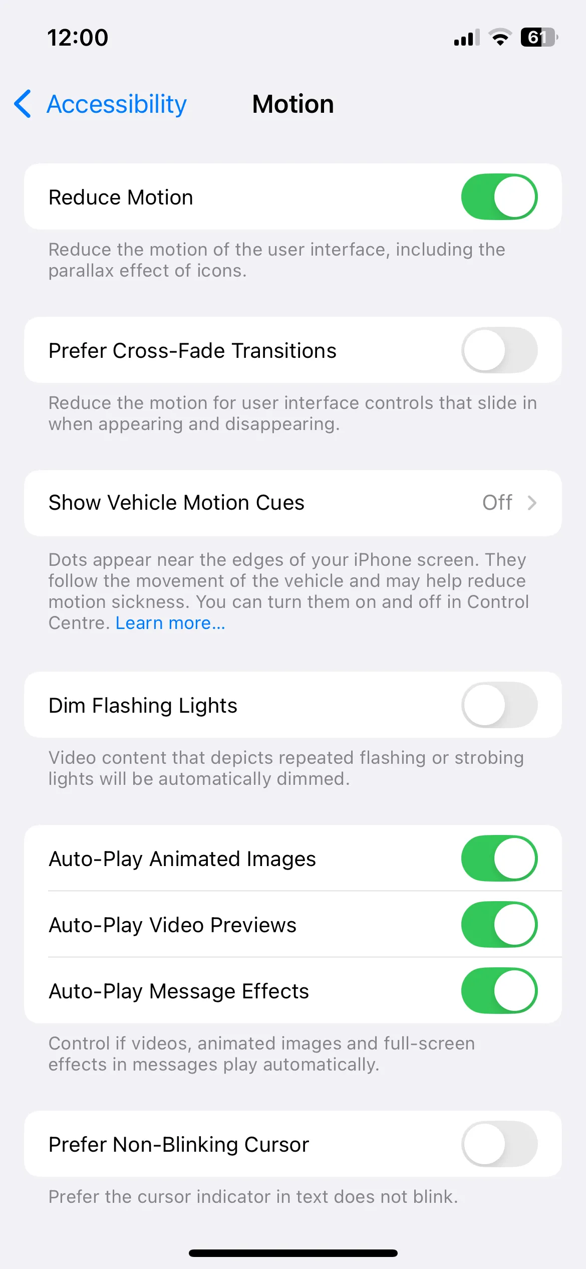 Cài đặt Giảm Chuyển động giúp tăng tốc giao diện iPhone