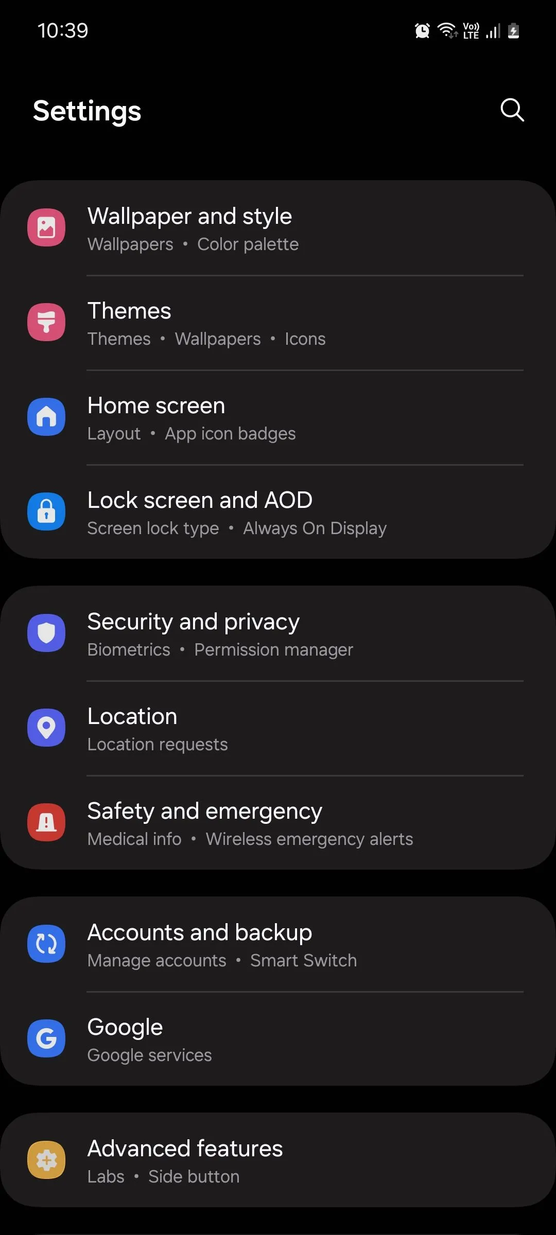 Cài đặt thiết bị Samsung One UI 6.1