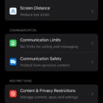 Cài đặt thời gian sử dụng trên iPhone