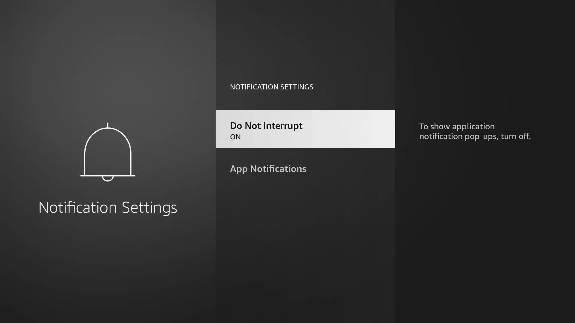 Cài đặt thông báo trên Fire TV Stick
