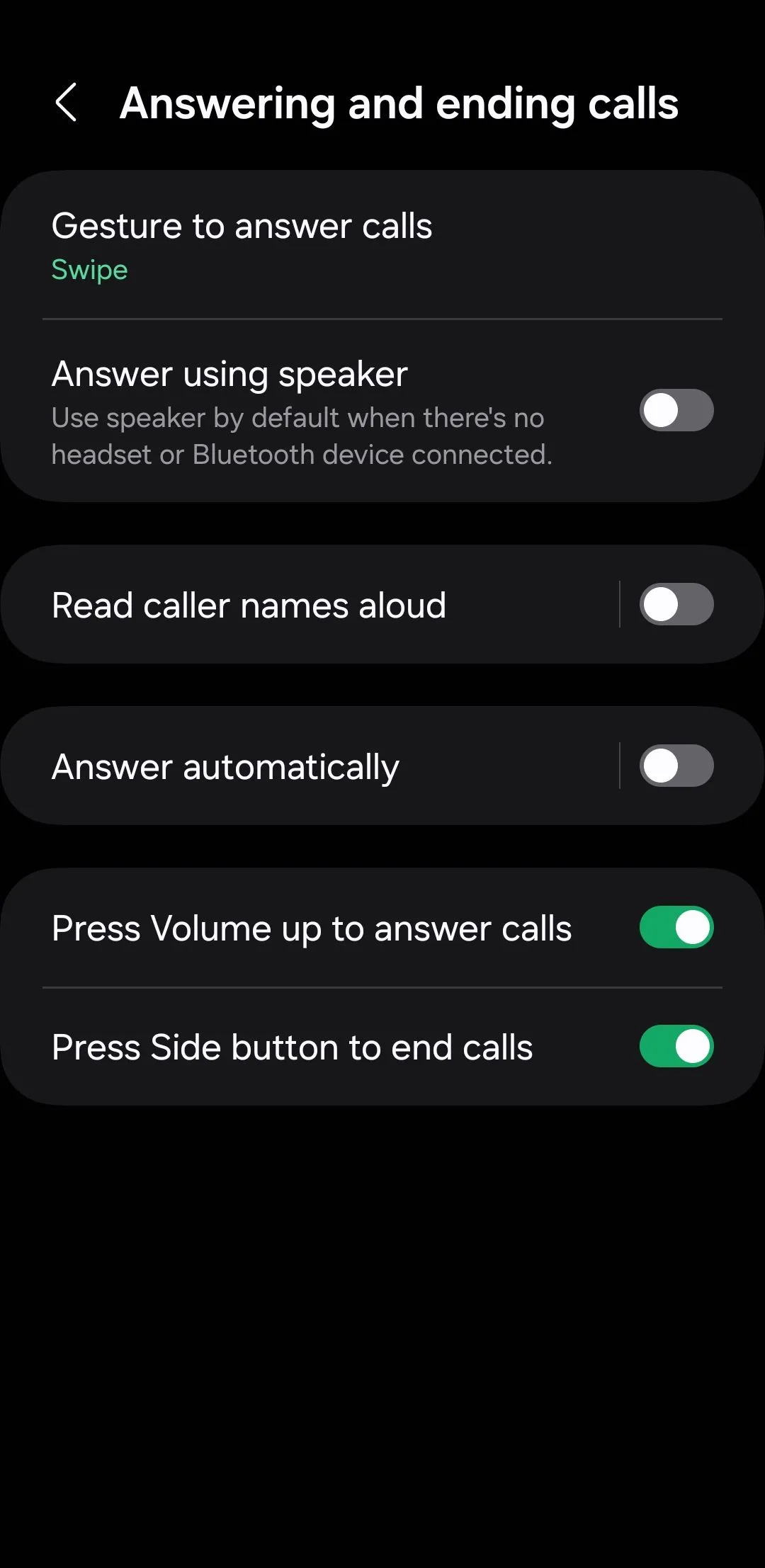 Cài đặt trả lời và kết thúc cuộc gọi bằng nút vật lý trên Android