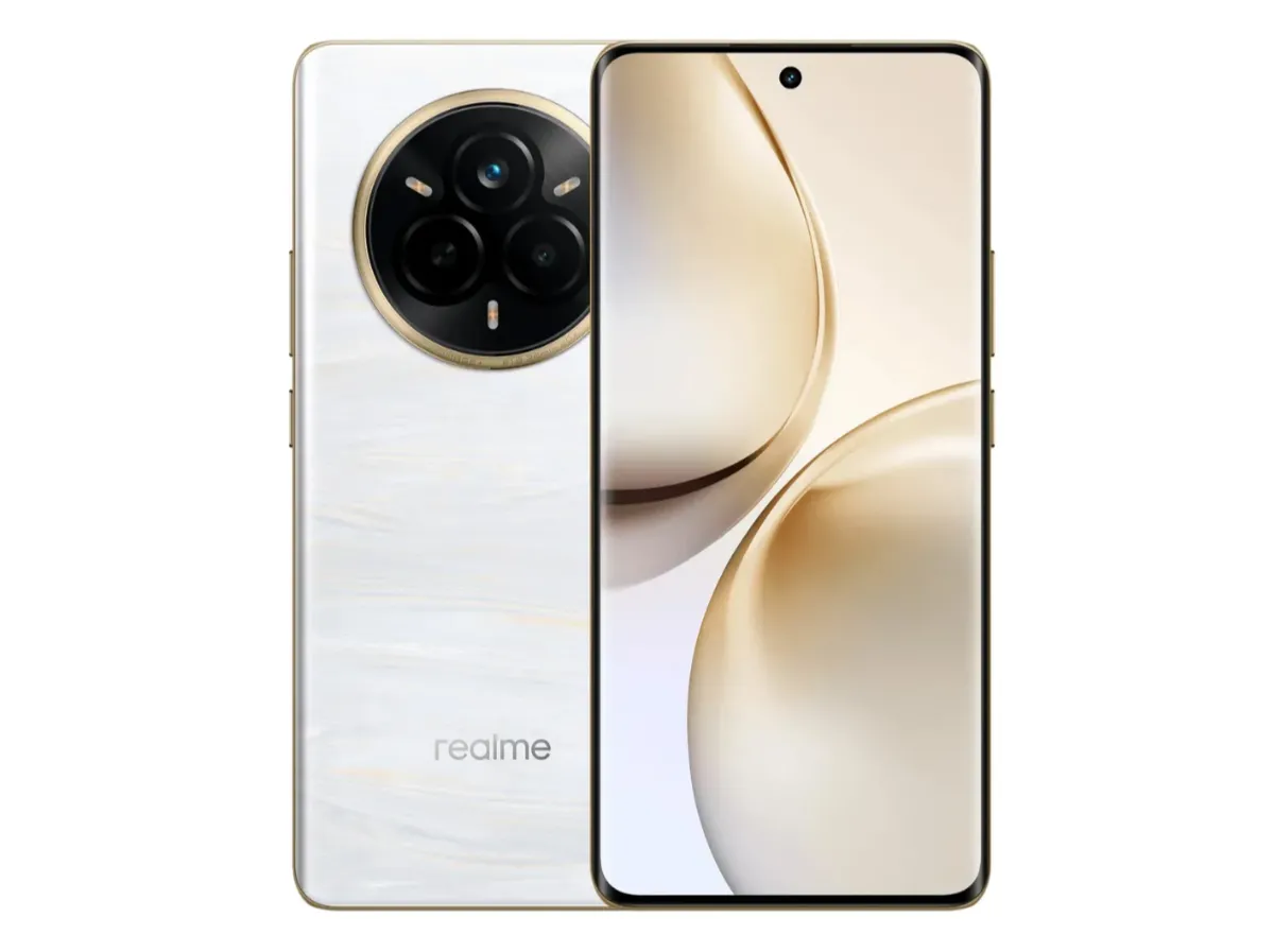 Cận cảnh thiết kế mặt lưng và cụm camera tròn của Realme 14 Pro Plus
