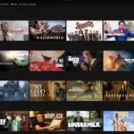 Danh sách "My List" trên giao diện Netflix hiển thị các bộ phim và chương trình TV đã thêm.