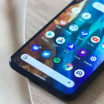 Điện thoại Android hiển thị điều hướng bằng cử chỉ