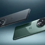 Điện thoại OnePlus 11 màu đen Titan và xanh lá Eternal, biểu tượng cho thiết kế hiện đại của OnePlus