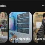 Giao diện album "Kỷ niệm" được Google Photos tự động tạo và sắp xếp thông minh