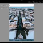 Giao diện chỉnh sửa cấu hình ống kính (Lens Profile) trong phần mềm Adobe Lightroom trên máy tính