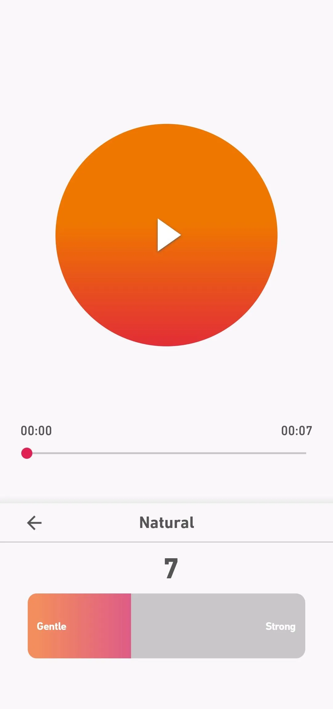 Giao diện điều chỉnh các phong cách EQ cài đặt sẵn (Natural, Amped, Lyric, Deep, Thump) trong Dolby On để tối ưu chất lượng âm thanh.