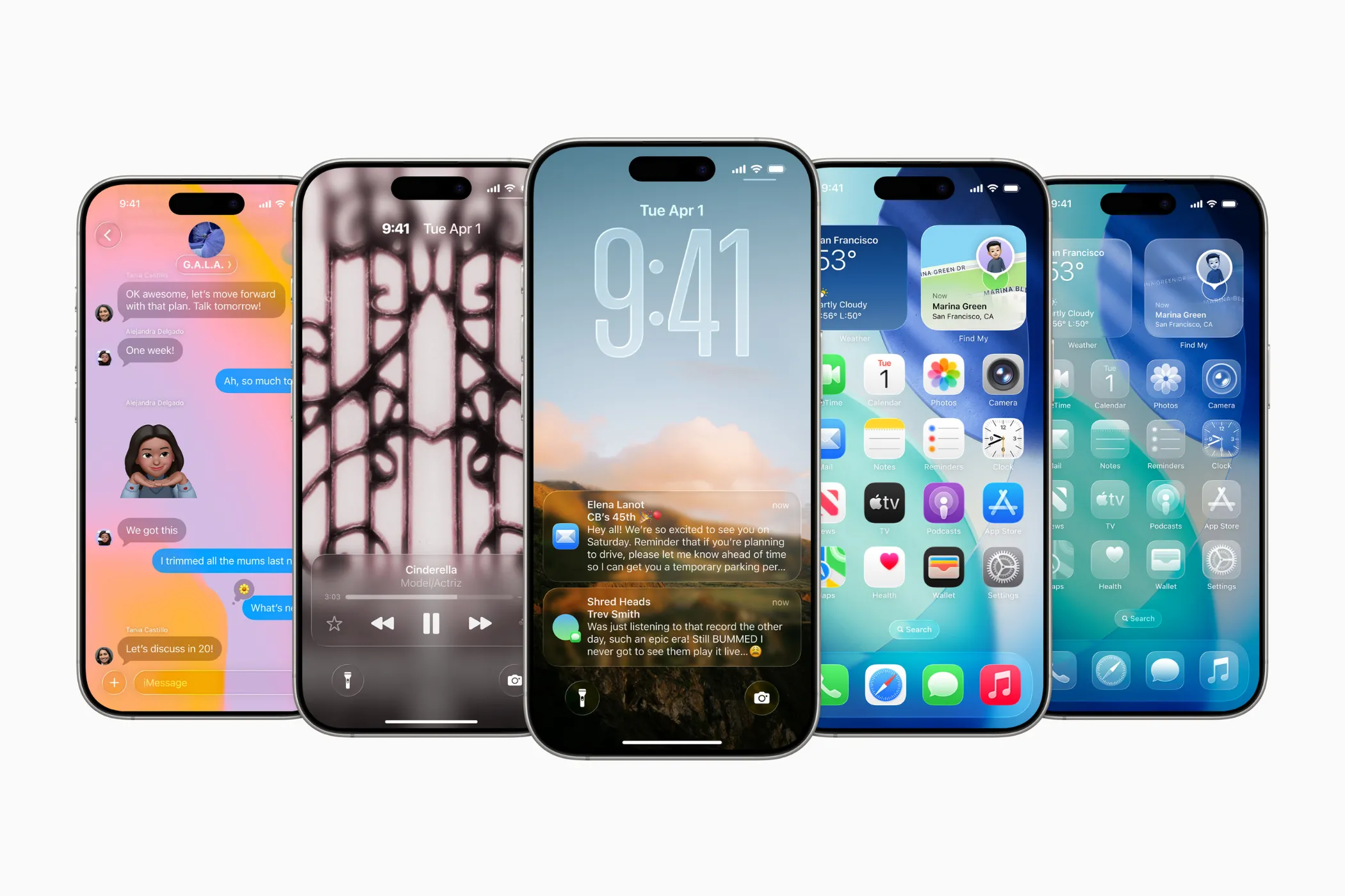 Giao diện iOS 26 trên màn hình iPhone, minh họa các tính năng nổi bật của hệ điều hành mới nhất từ Apple
