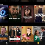 Giao diện Netflix với hai hàng nội dung gợi ý