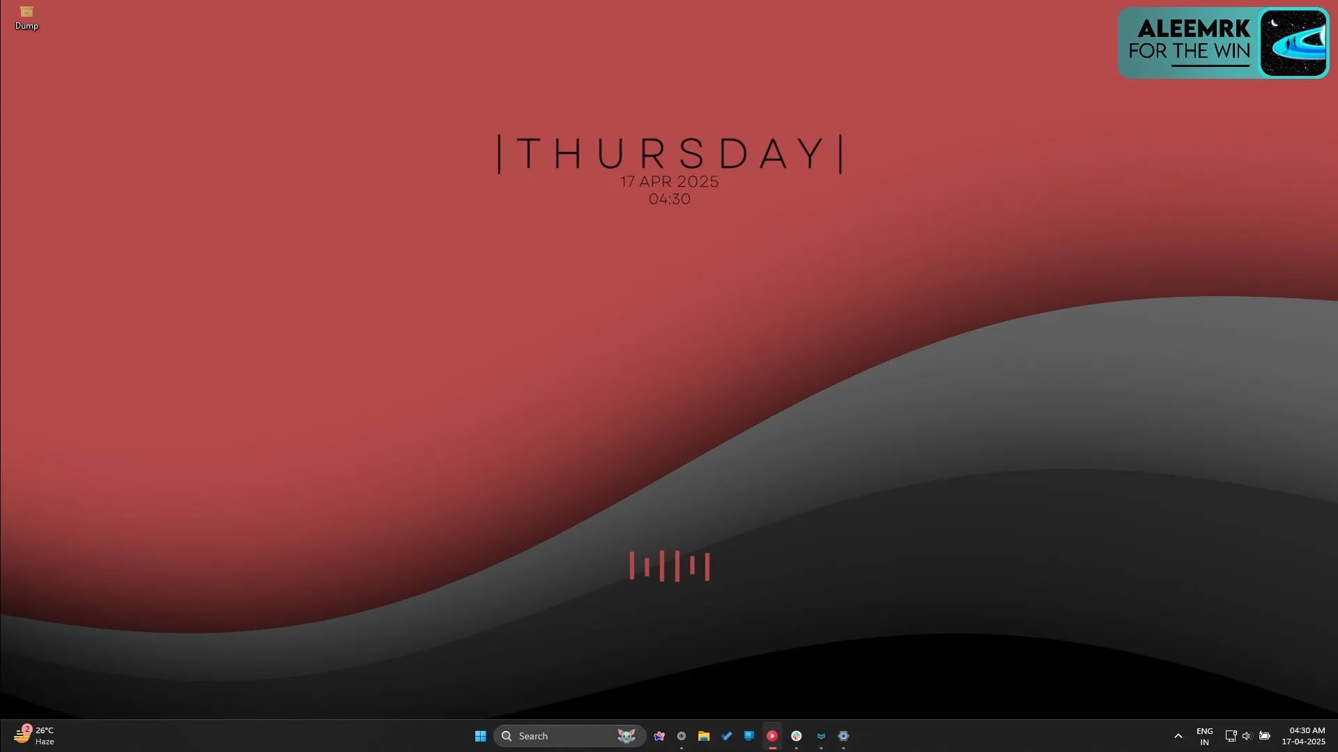 Giao diện thanh Taskbar Windows 11 hiển thị các biểu tượng được thu nhỏ để chứa nhiều ứng dụng hơn