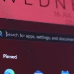Giao diện tìm kiếm Windows trong Start Menu