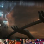 Giao diện trang chủ Netflix hiển thị phim và chương trình