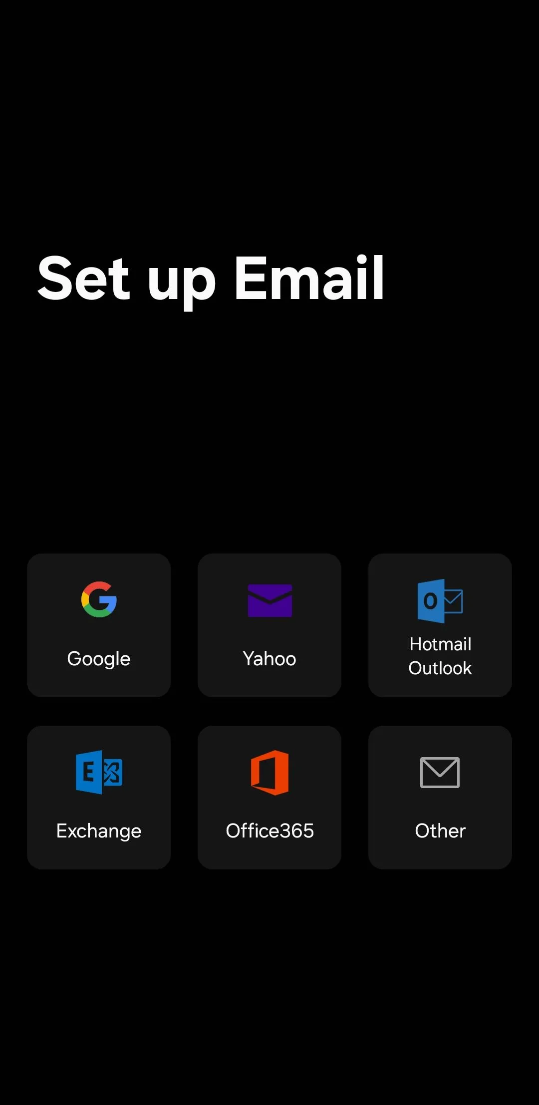 Giao diện ứng dụng Samsung Email trên điện thoại Galaxy, hiển thị danh sách email.