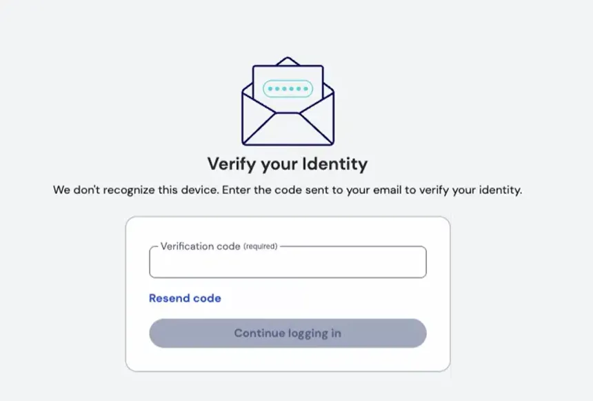 Giao diện xác thực hai yếu tố (2FA) qua email của Bitwarden, minh họa lớp bảo mật bổ sung cho tài khoản.