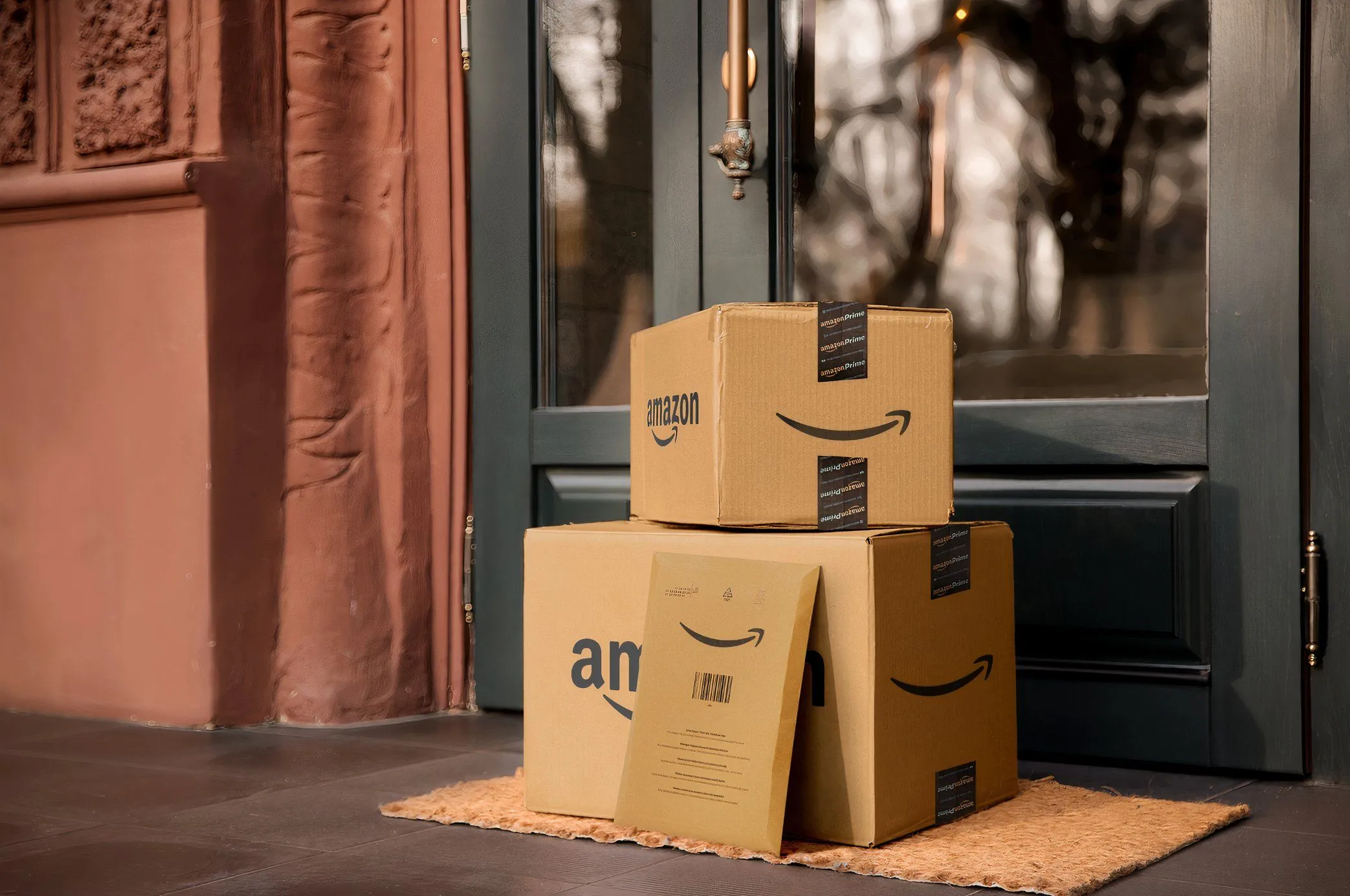 Gói hàng Amazon được giao để lộ trên thềm nhà, tiềm ẩn nguy cơ bị trộm