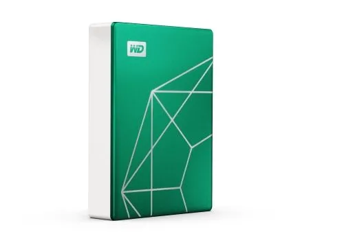Hộp đóng gói ổ cứng WD My Passport Ultra Kỷ Niệm 20 Năm màu xanh ngọc lục bảo