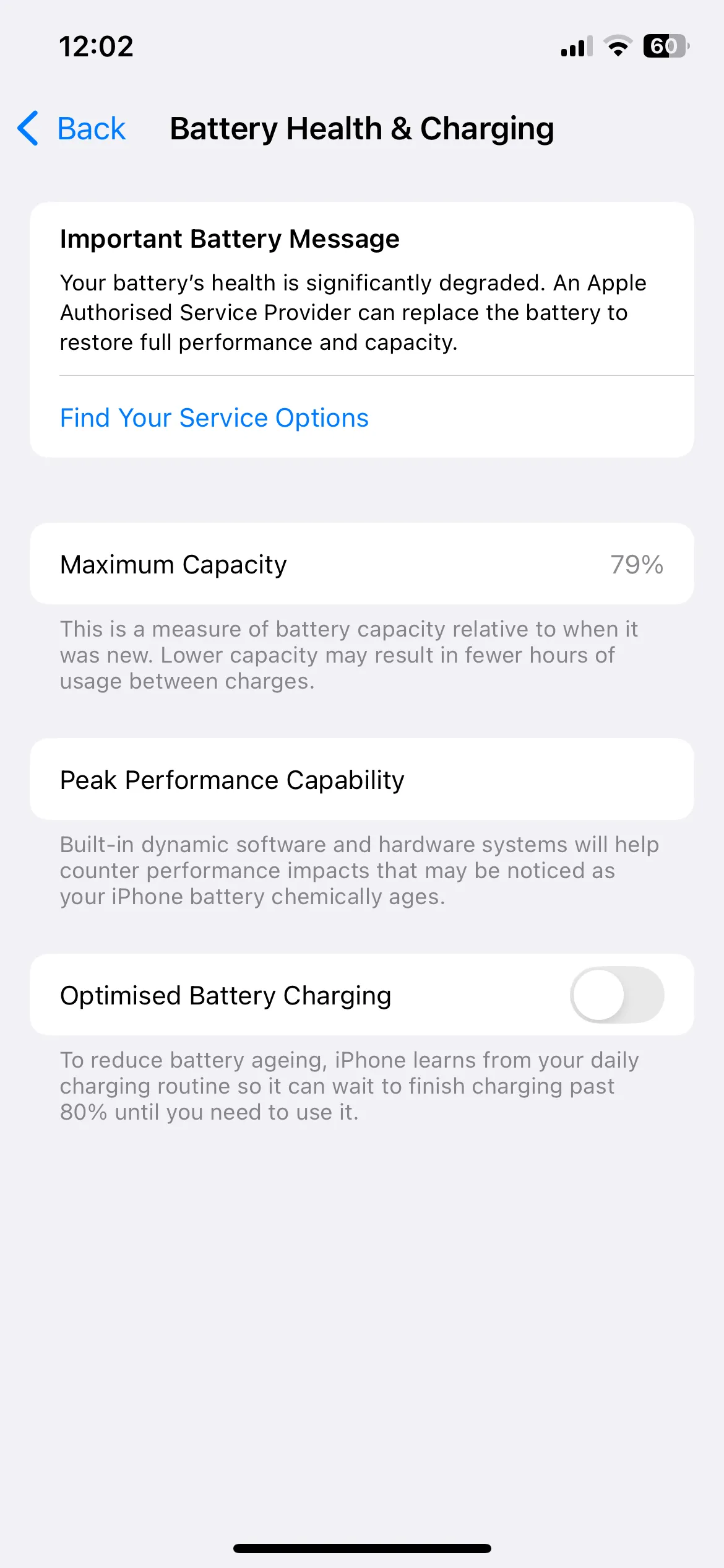 Kiểm tra Tình trạng pin iPhone để đánh giá hiệu suất