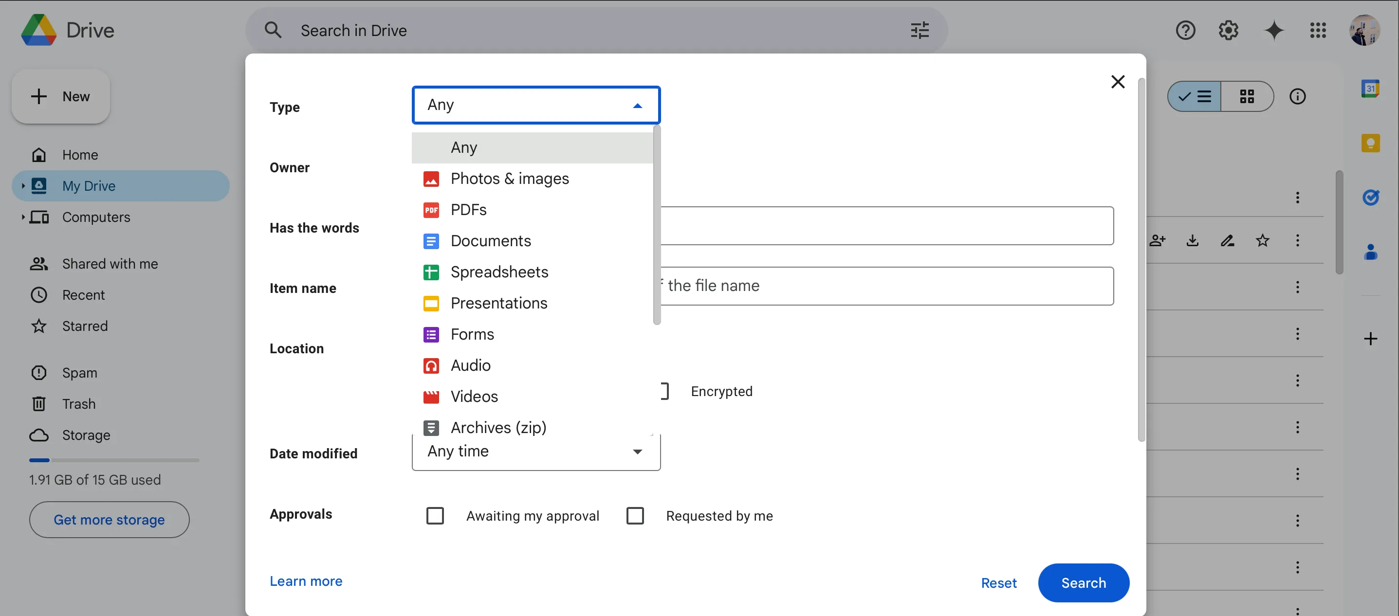 Lọc và xóa ảnh trên Google Drive để giải phóng bộ nhớ