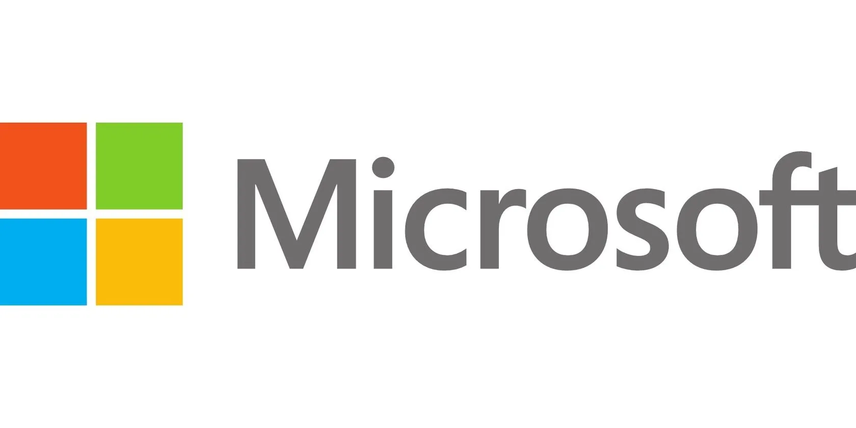 Logo Microsoft trên nền đen, đại diện cho tập đoàn công nghệ hàng đầu thế giới