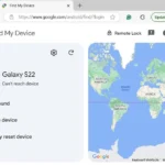Lỗi không thể định vị thiết bị trên Google Tìm thiết bị của tôi khi điện thoại Samsung không có internet