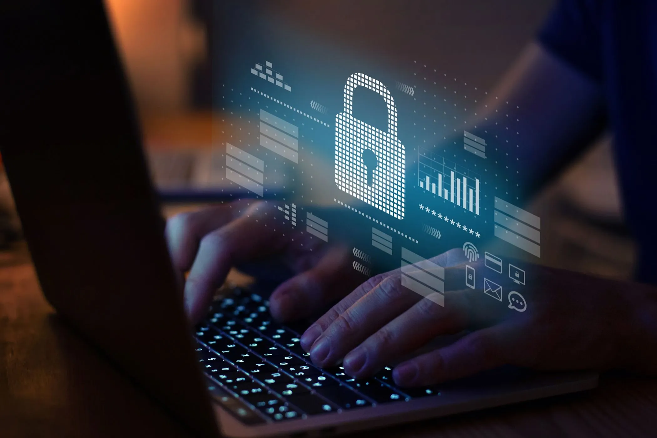 Màn hình laptop hiển thị &quot;Do not track&quot;, nhắc nhở người dùng cẩn trọng khi lưu trữ các mật khẩu quan trọng trên trình duyệt.