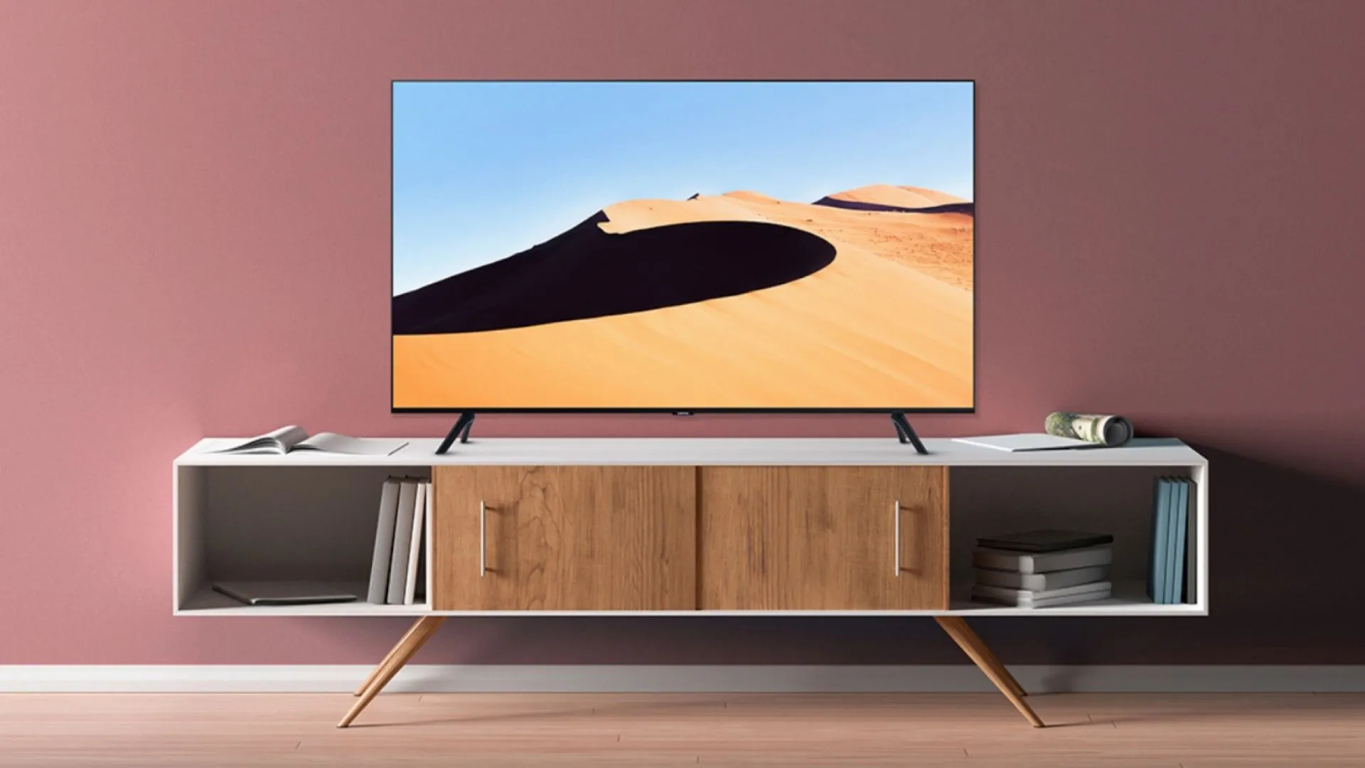 Mẫu TV Samsung Smart TV hiển thị hình ảnh với công nghệ HDR sống động