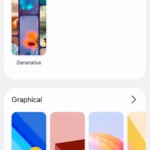 Menu hình nền trên điện thoại Samsung hiển thị tùy chọn "Tạo bằng AI"