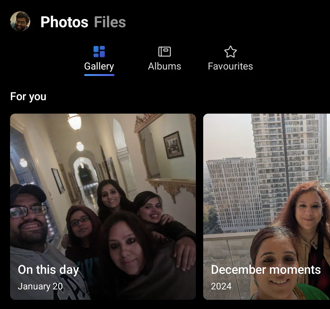 Microsoft OneDrive hiển thị các album ảnh được tạo tự động dựa trên ngày tháng hoặc địa điểm
