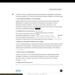 Mô tả giao diện ChatGPT với kết quả tìm kiếm "latest trends in AI ethics" và các trích dẫn nguồn uy tín.