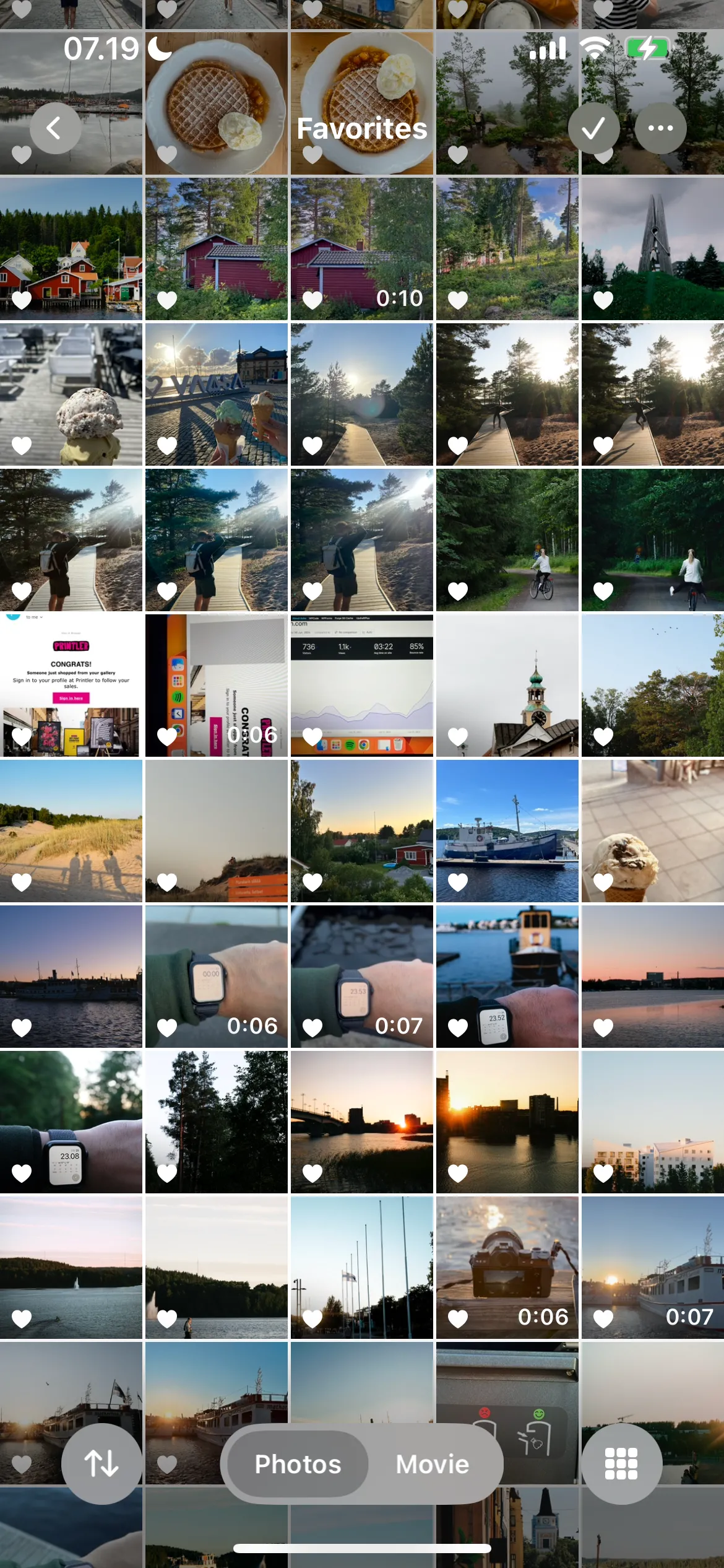 Quản lý ảnh yêu thích trong ứng dụng Ảnh iPhone