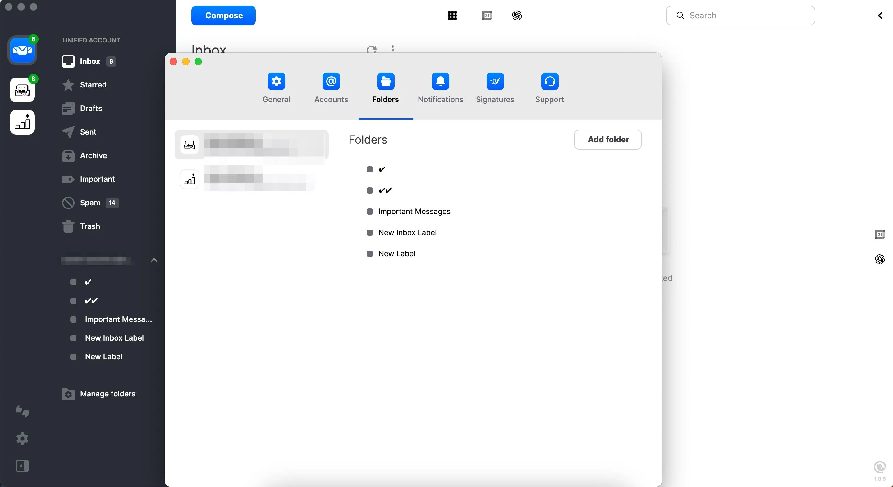 Quản lý và sắp xếp thư mục email hiệu quả trong ứng dụng Mailbird